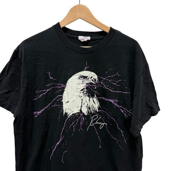 Rhuigi‎ x Pacsun Eagle Graphic T-shirt Black Men’s Size Medium - Picture 2 of 8